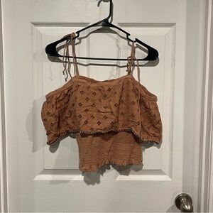 H&M Off The Shoulder Crop Top